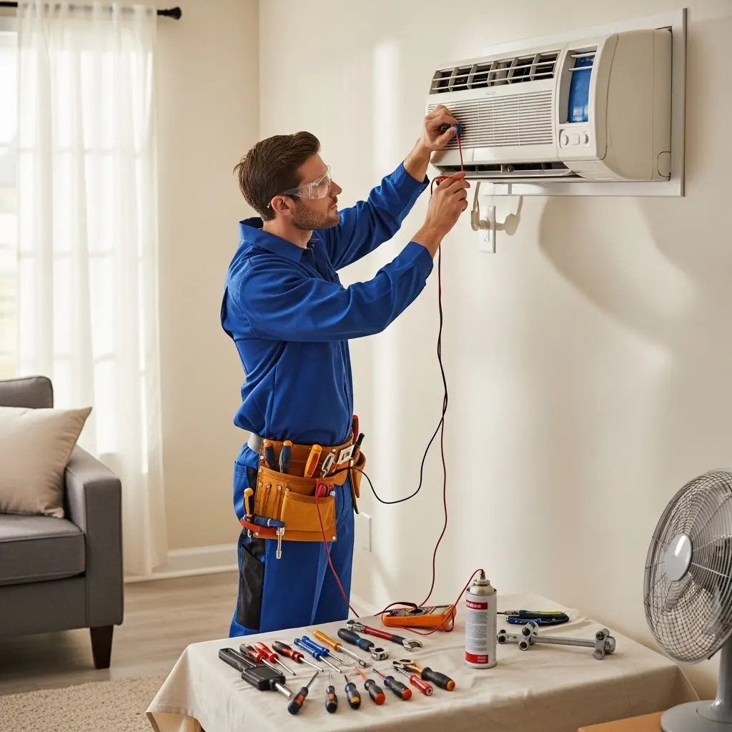 Akhisar Ariston Ariston klima gaz dolumu ve bakım – Enerji verimliliği artırıldı. - Teknik servis örneği